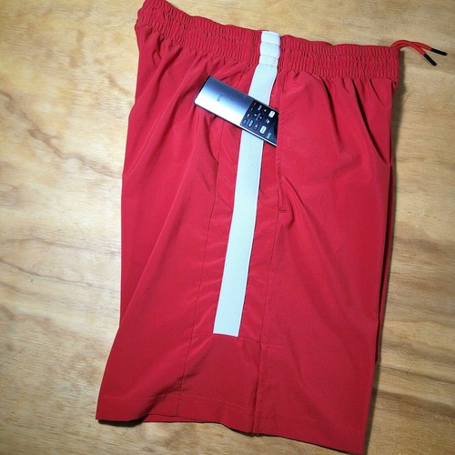 Jordan Jumpman Youth Size L Red Jumping Man Logo Draw String Basketball Shorts - Picture 5 of 10