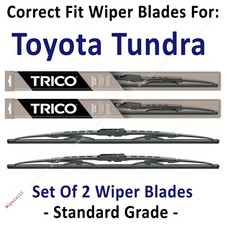 Wiper Blades 2-Pack Standard Wipers - fit 2000-2006 Toyota Tundra - 30190x2