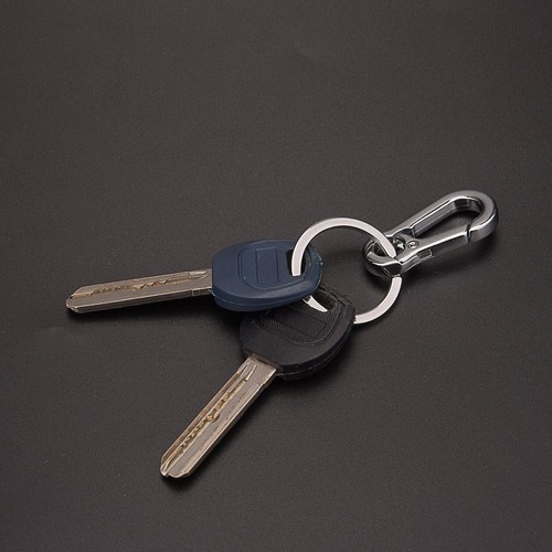 10Pcs Metal Keychain Carabiner Clip Keyring Key Ring Chain Clips Hook Holder USA - Picture 10 of 14