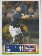 2018 Northwest Arkansas Naturals Nick Dini RC Rookie Royals