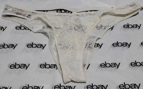 NEW Victoria's Secret Very Sexy Push-Up Bra Crystals 36C & Brazilian Set Large L