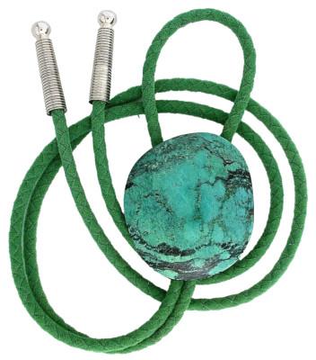 103.30 Carat Blue Spiderweb Cabochon Cab Gemstone Gem Bolo Tie EBS4826OTH/3324