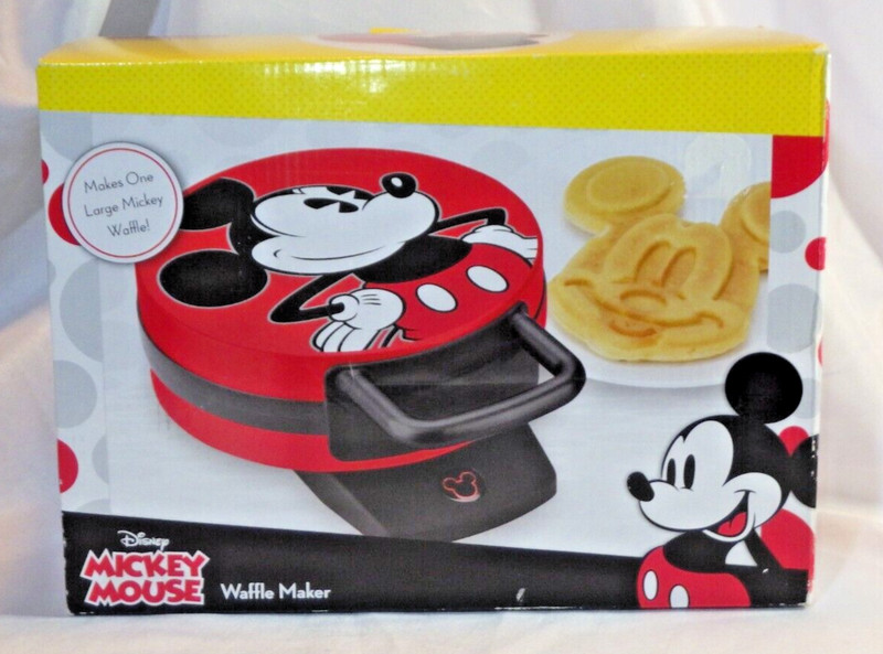 Disney Mickey Mouse 7.5 Inch Kids Fun Pancake Waffle Maker DCM12 - NEW IN BOX!