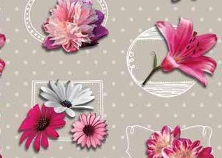 Floral Fruit Tablecloth PVC Vinyl Wipe Clean Oilcloth Latest Designs - Picture 40 of 57