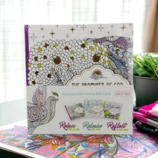 Passio Christian Inspirational Adult Coloring Book Set 3 Pack NEW SEALED