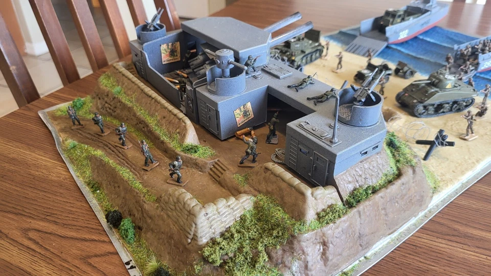 Pro Built D-day Diorama 80th Anniversary Museum Quality Miniatures Airfix - Image 4 of 4