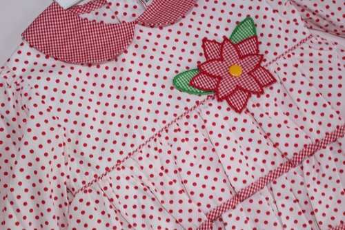 Petit Ami Girls Size 4T Outfit 2PC Ruffle Poinsettia Top NWT Pants - Picture 2 of 5