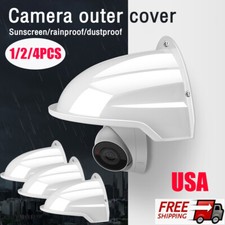 US Outdoor CCTV Security Camera Rain Cover Protector Sun Shade for Home Dome Cam