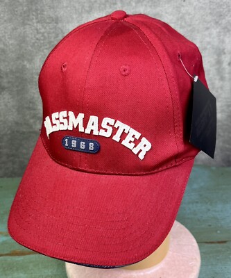 New Tag ESPN Bassmaster 1968 Baseball Hat Cap Red K Products Strap Rip Back