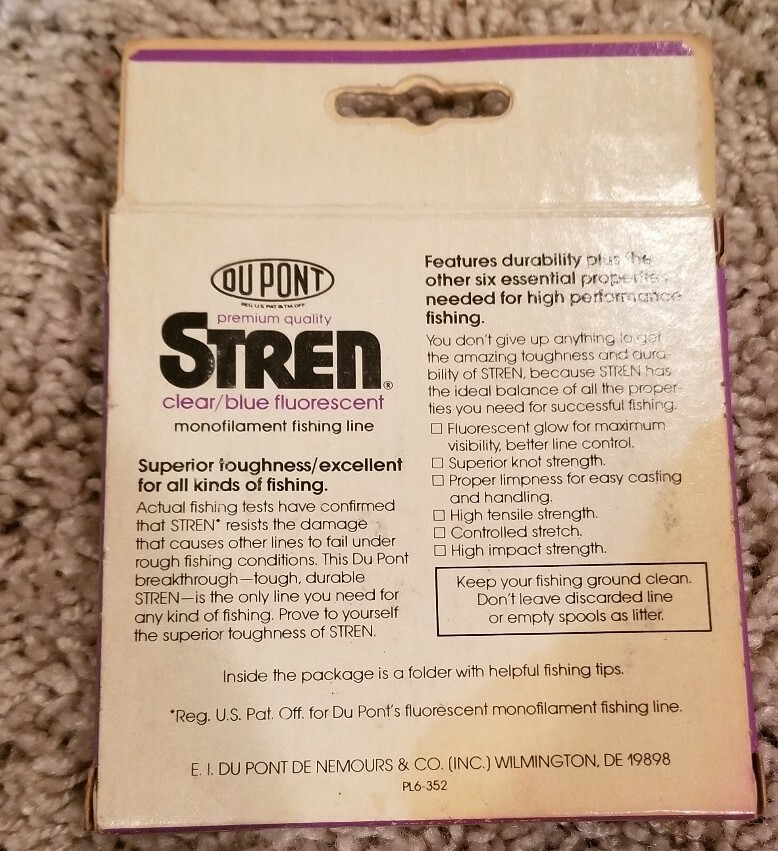 DU PONT STREN 20lb 未開封12個セット ストレーン DU PONT STREN 20lb 未開封12個セット ストレーン Vintage 80s