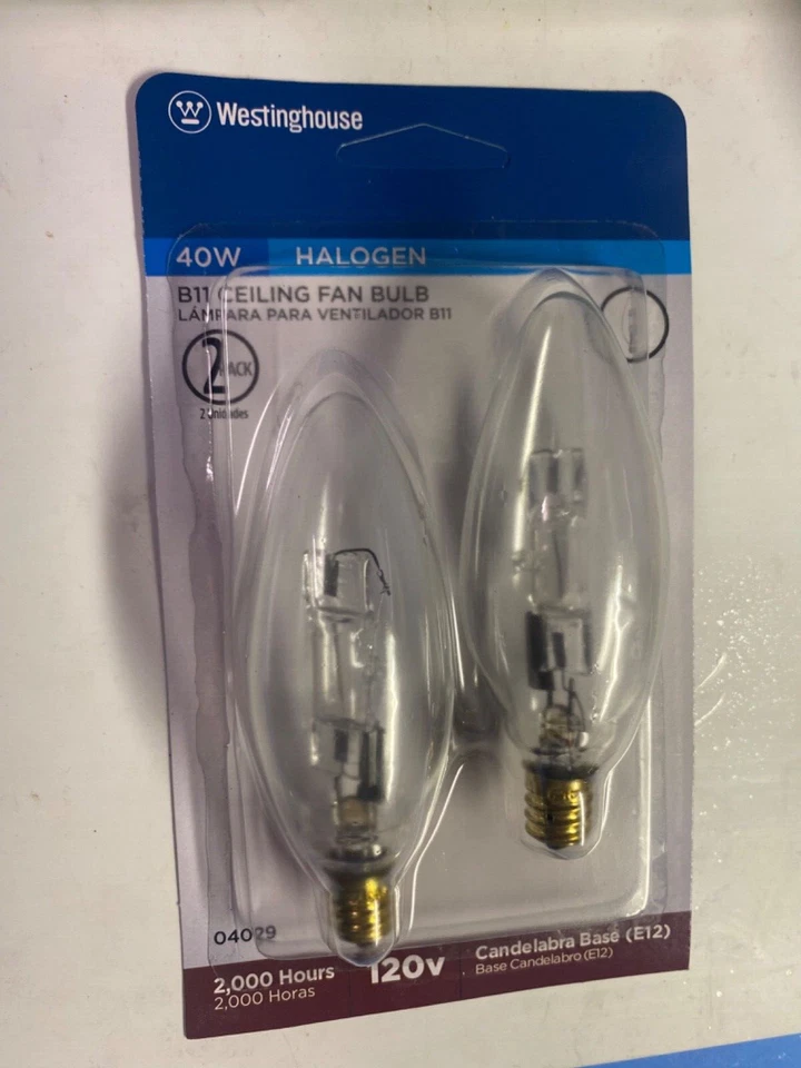 Westinghousebs 4029 40-Watt, B11 Bulbs, Candelabra Base E12 4 Packs.... 8 Bulbs - Image 4 of 4