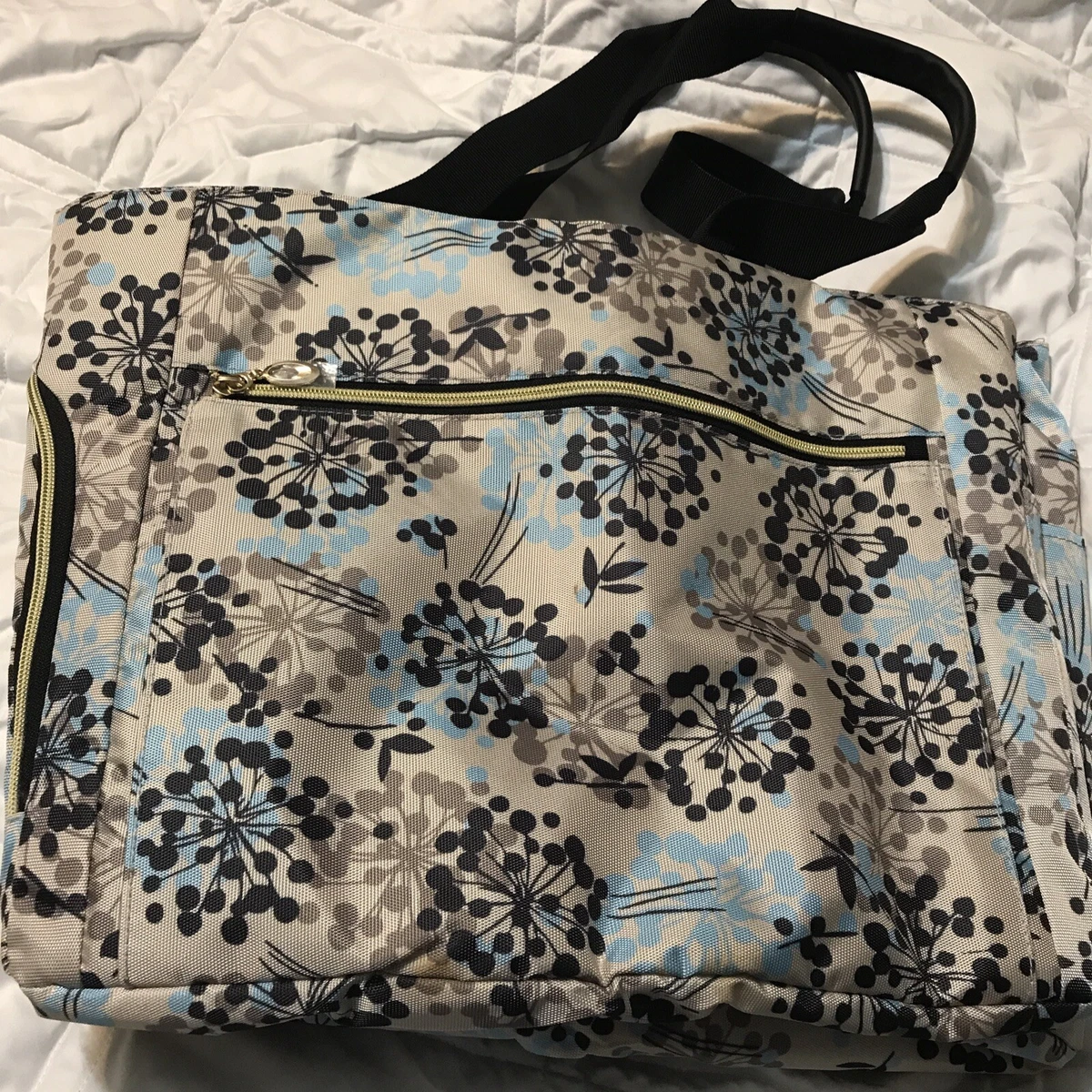 CURMIO Teacher Tote Bag for Women Portable Teacher Work Bag with Padded Sleev