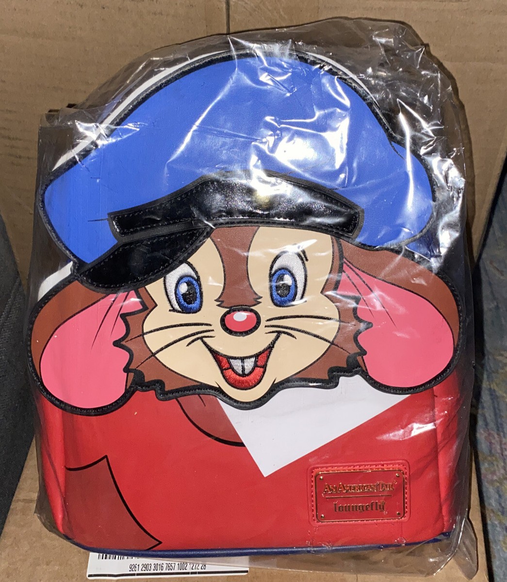 NWT Loungefly The American Tail Fival cosplay mini backpack Exclusive - An American Tail Fievel Cosplay Mini Backpack main image 3
