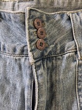 Vintage NWT Bill Blass Light Wash Denim Mom Shorts Sz 10