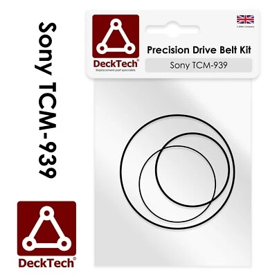 DeckTech™ Cinghia di ricambio per Sony TCM-939 TCM939 TCM 939 con controcintura