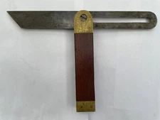 Vintage William Marples & Sons Adjustable Steel Sliding 'T' Bevel Gauge Tool