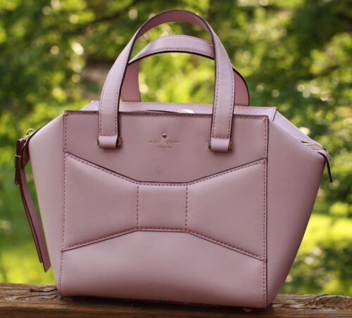 Kate Spade 2 Park Ave Small Beau Bag CIPRIA PALE PINK Leather Satchel | eBay
