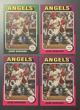 2024 Topps Heritage High Number Jose Soriano #671 RC Angels - 4 Card Lot
