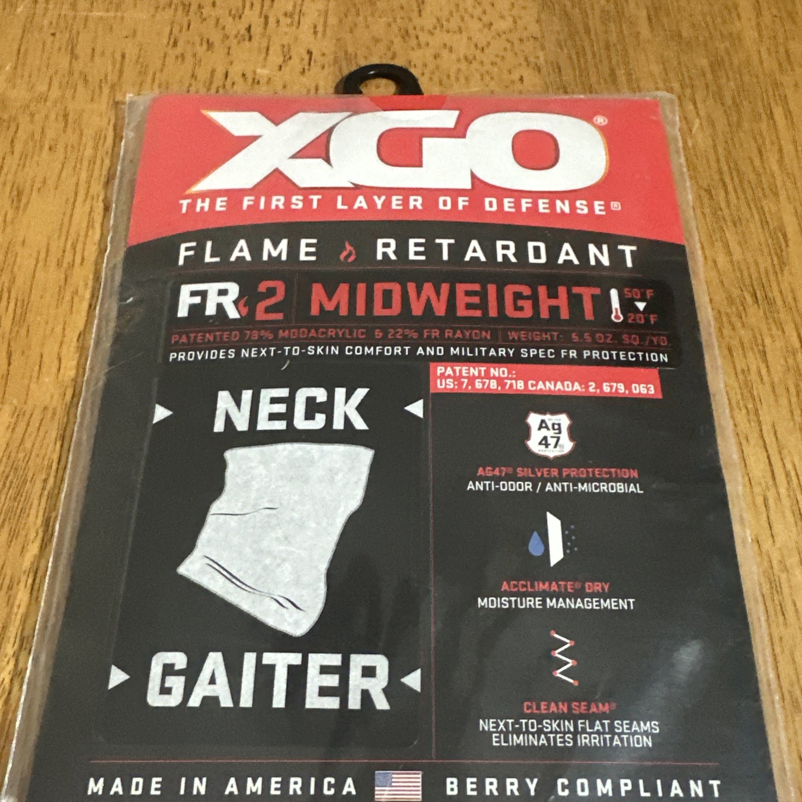 XGO Lightweight FR Flame Resistant Multi-Use Neck Gaiter Tan 499 New