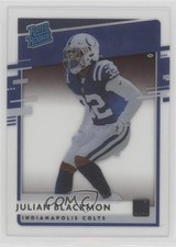 2020 Panini Chronicles Clearly Donruss Rated Rookie Julian Blackmon #RR-JBL 0bi5