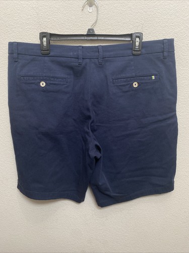 Nuevos Pantalones Cortos Robert Graham Para Hombre Talla 36 Azul Marino Calce Clásico Nuevos con Etiquetas $98 - Imagen 7 de 12
