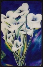 10U Fleurs : Lys Calla (Œuvre De Mark Busacca) Carte Téléphonique