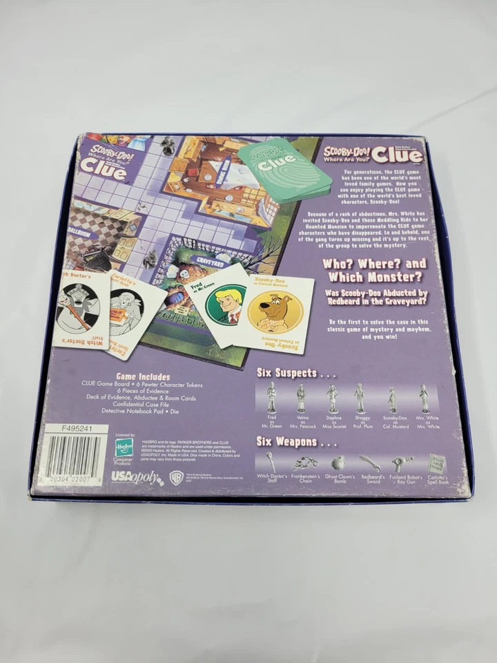 PISTA Scooby Doo ¿Dónde estás? Juego de mesa 2003 *Completo* Foto 2 de 4