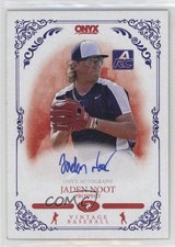 2022 Onyx Vintage Extended Auto Blue Ink /400 Jaden Noot #VAJN Auto uk5