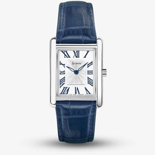 Accurist rechteckige blaue Damenuhr 71002