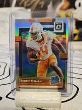 2023 Panini Chronicles Draft Picks Cedric Tillman #21 Holo Prizm (RC)