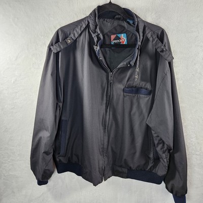 ジャケット・アウター 80s vintage racing leather bomber jacket Vintage 80s Sasson Racing Bomber Jacket Mens 2XB Black Driving