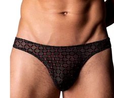 MALE POWER  BONG THONG WIDOW MAKER BLACK