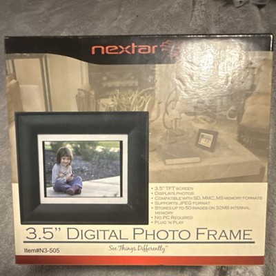 Nextar N3-505 3.5'' TFT Digital Photo Frame Black SD/MMC/MS JPEG Plug 'n Play