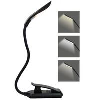 Leselampe, Led-Buchlampe Mit 3 Lichtmodi, Wiederaufladbar