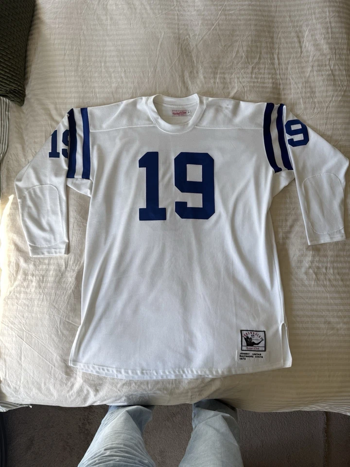 Camiseta deportiva auténtica Mitchell & Ness 1970 de los Baltimore Colts talla 56 XXL de Johnny Unitas Foto 2 de 4