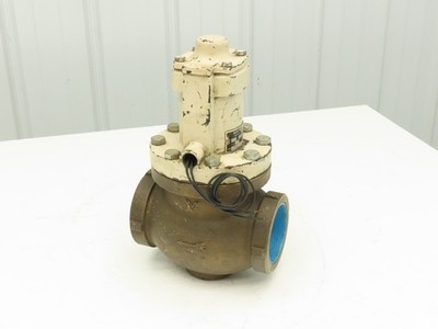 Magnatrol 44A39 Bronze Solenoid Valve 3''NPT 120V Full Port Normally Closed