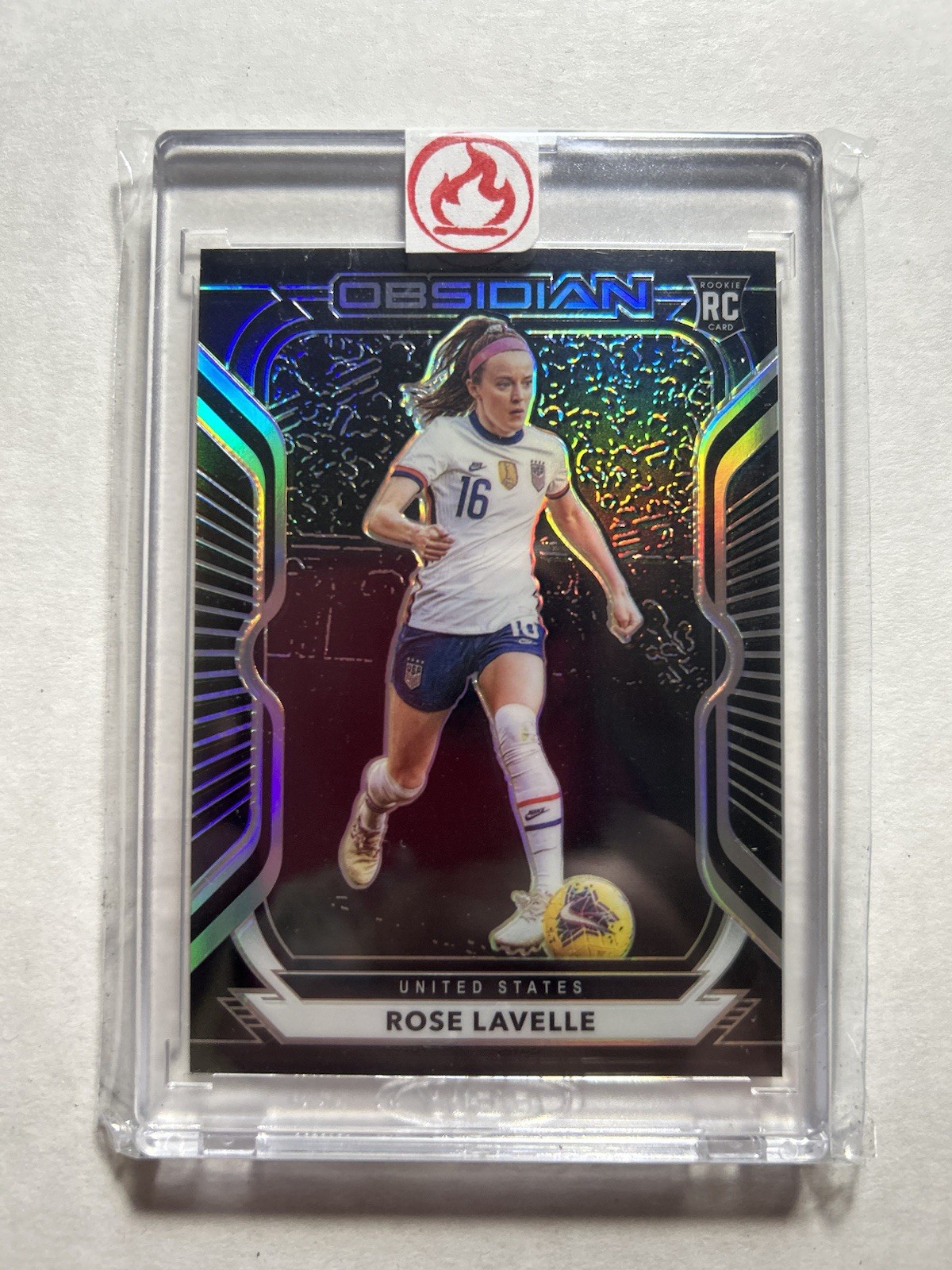 2020 Panini Obsidian 97 Rose Lavelle RC /195