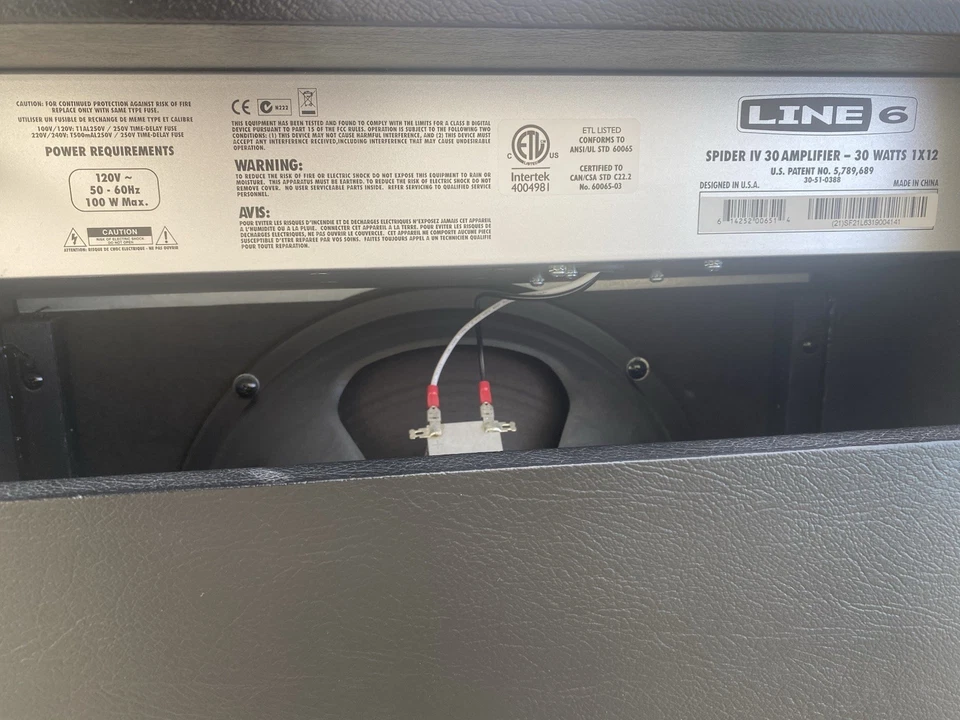 Line 6 Spider IV solid-state Guitar Amplifier all-in-one modeling + effects 1x12 - Image 4 of 4