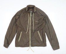 Peter Werth Men's Green Windbreaker Jacket M