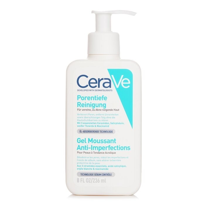 Cerave Unisex Gesichtsreinigung, Blemish Control Cleanser (Reinigungsgel, 236 Ml) - Image 3