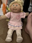 New ListingCabbage Patch Kids 1984 Baby Doll Signed Xavier Roberts Blonde Yarn Hair