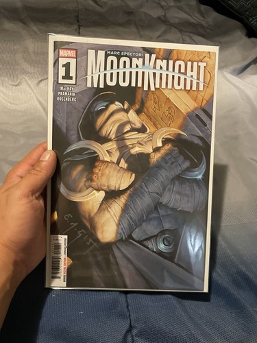 Marc Spector: Moon Knight #1 Signed By e.m gist At Megacon