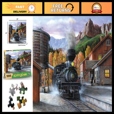 1000 Piece Jigsaw Puzzle Mountain Express - USA Made, Scenic Landscape Art