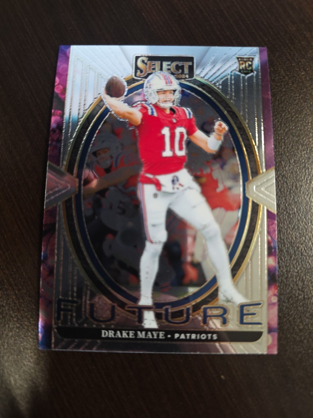 2024 Panini Select - Select Future Drake Maye #5 Silver Prizm (RC)