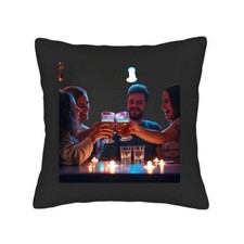 Set of 2 Throw Pillow Covers 18x18 - Cozy Indoor Pattern Design with Warm