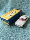 Vtg Matchbox Auto-Steer No. 8 1965 Ford Mustang White/Red Diecast 1-75 w/ Box
