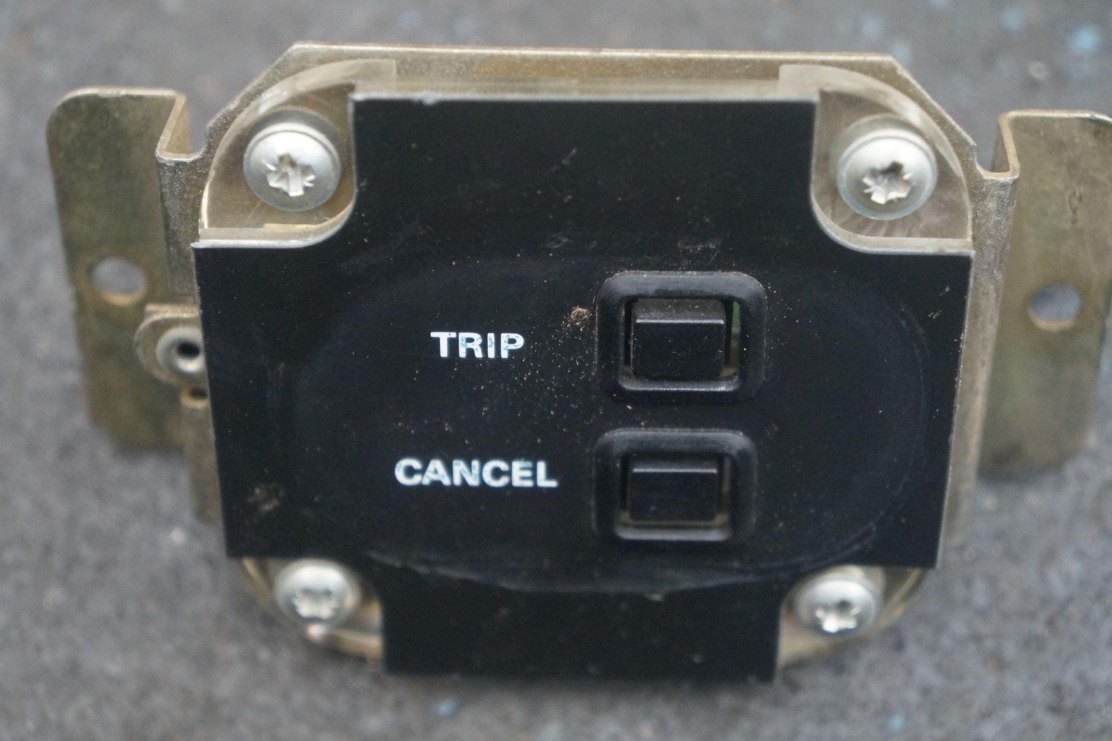 Front Left Dash Speedometer Trip Control Switch Button OEM Bentley Turbo R 1991