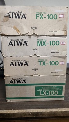 Aiwa LX-100 Turntable,TX-100 Tuner,MX-100 Amp,& FX-100 Tape Deckw/SX-15 Speakers