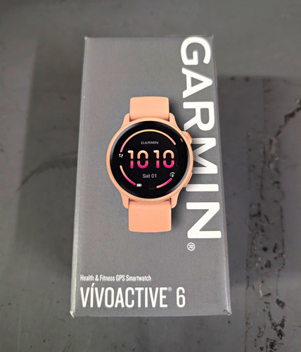 Garmin vívoactive 6 GPS Smartwatch 42mm 8GB Pink Case/Pink Silicone Band