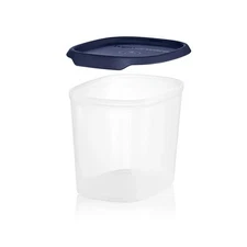 Tupperware One Touch Fresh 4.75 Cups Oval Navy Lid New